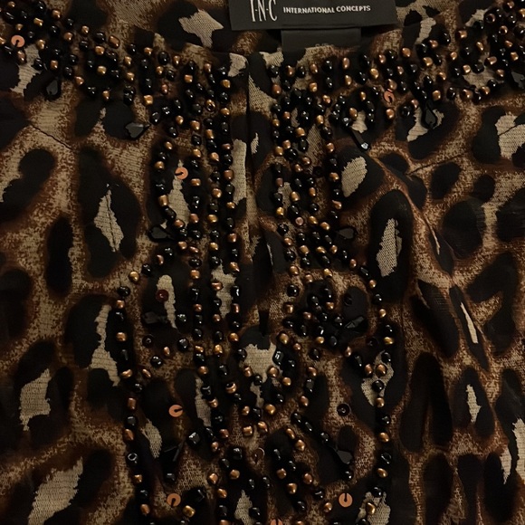 Women’s Inc Concept  Leopard Print Top - Picture 5 of 5